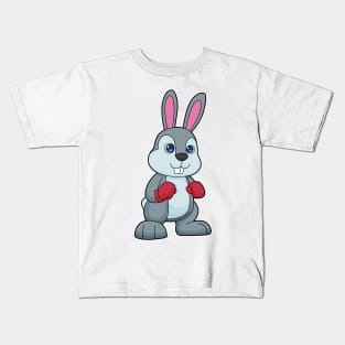 Rabbit Boxing Boxer Boxing gloves Kids T-Shirt